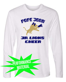 Lions Cheer Performance Material Design 3 Long Sleeve Shirt