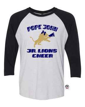 Lions Cheer Design 3 raglan shirt