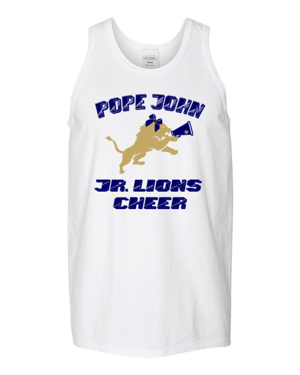 Lions Cheer design 3 Muscle Tank Top