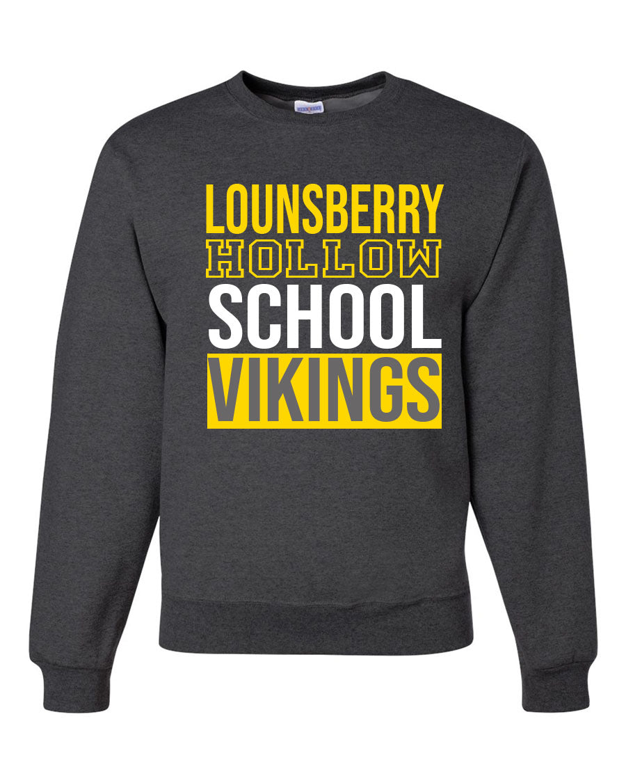 Lounsberry Hollow Non Hooded Sweatshirt Design 1