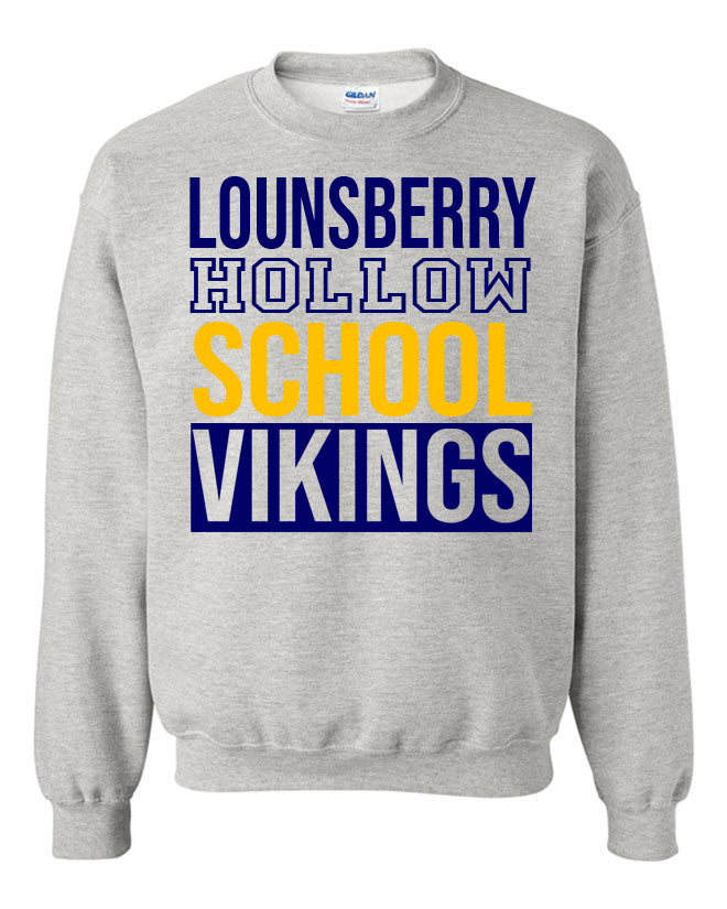 Lounsberry Hollow Non Hooded Sweatshirt Design 1