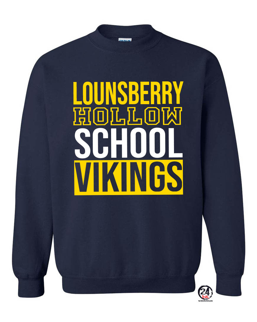 Lounsberry Hollow Non Hooded Sweatshirt Design 1