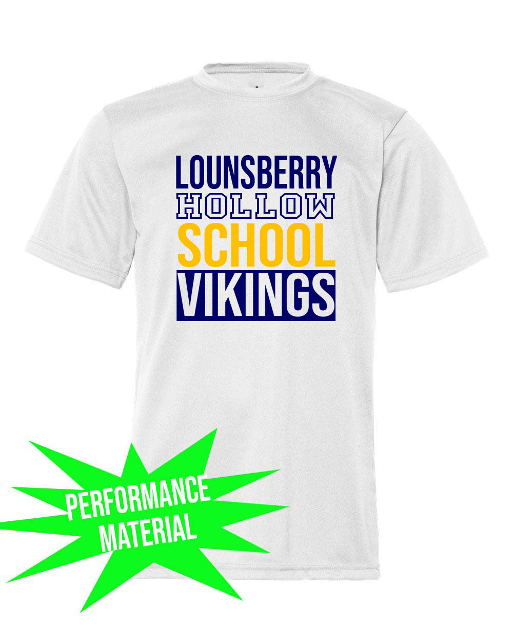 Lounsberry Hollow Performance Material T-Shirt  Design 1