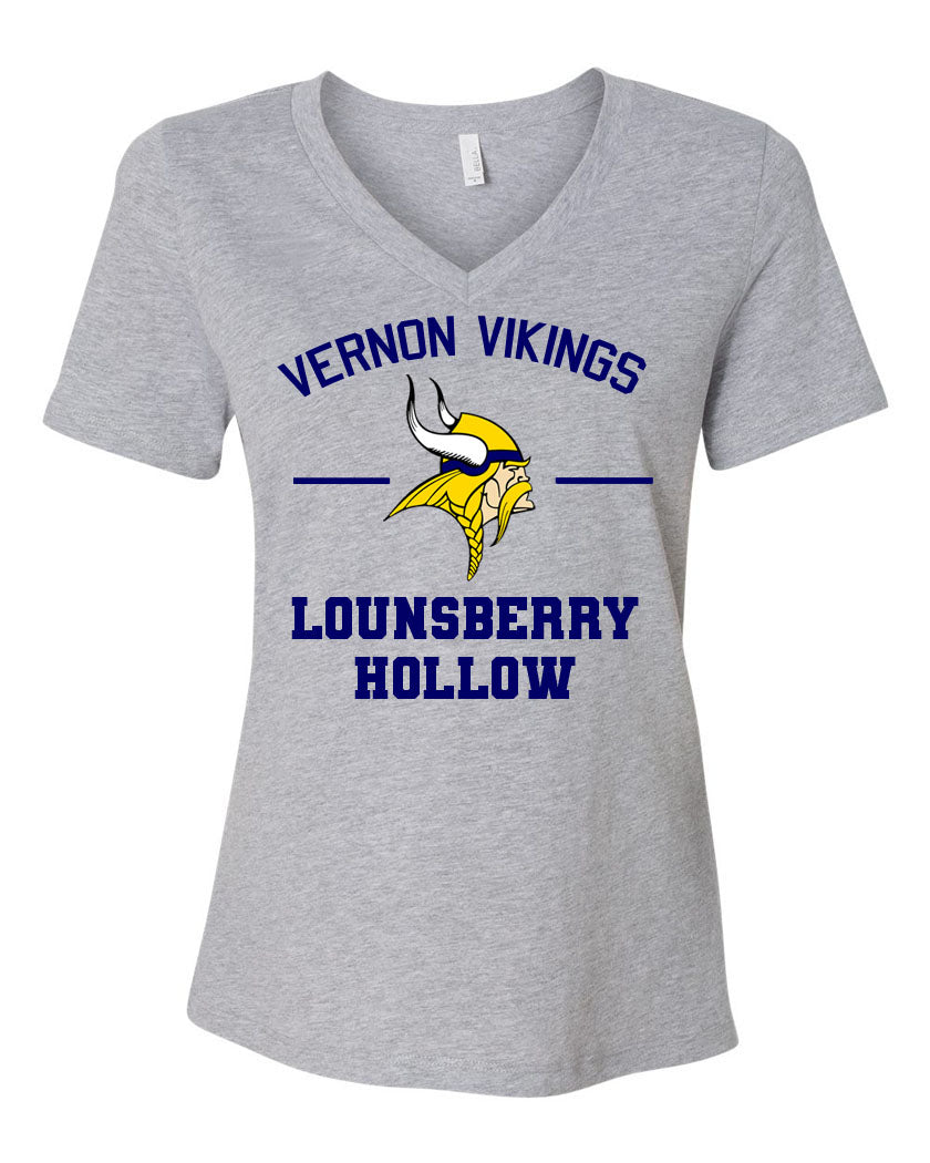 Lounsberry Hollow V-neck T-shirt Design 2