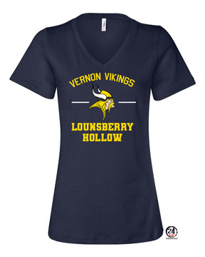 Lounsberry Hollow V-neck T-shirt Design 2