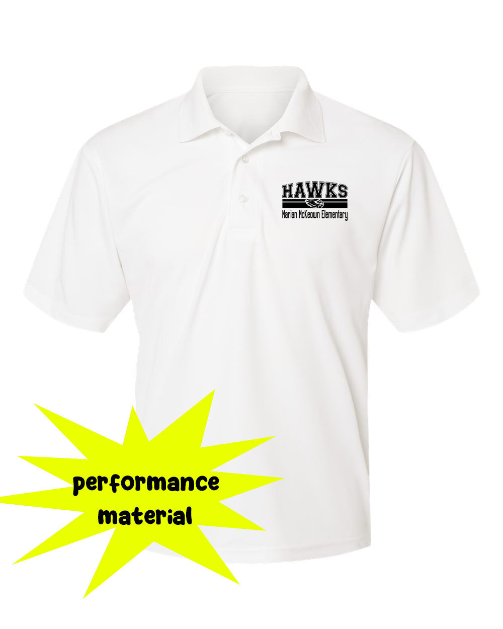 McKeown Performance Material Polo T-Shirt Design 17