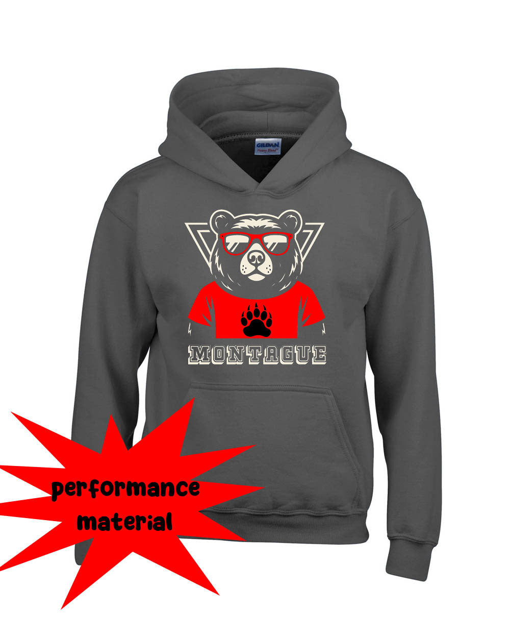 Montague Performance Hooded Sweatshirt Design 10