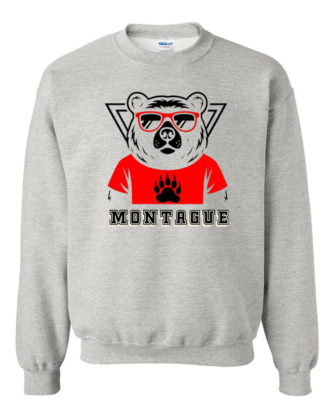 Montague non hooded sweatshirt Design 10