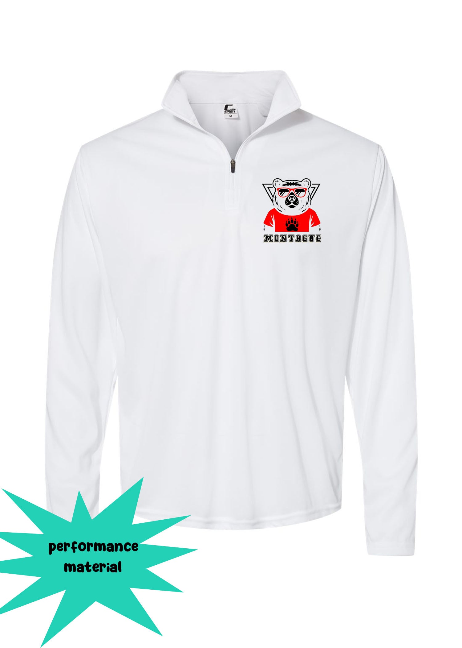 Montague Quarter Zip Long Sleeve Design 10