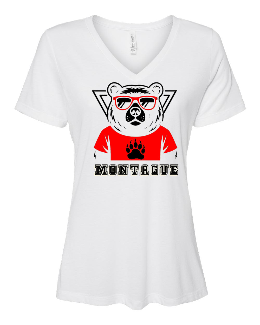 Montague V-neck T-Shirt Design 10