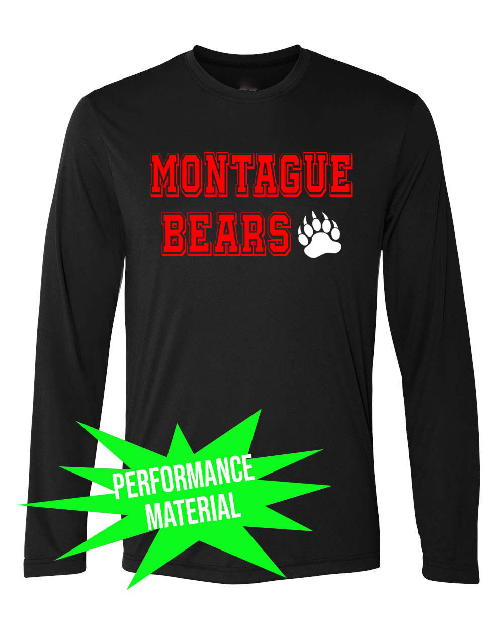Montague Performance Material Design 6 Long Sleeve Shirt