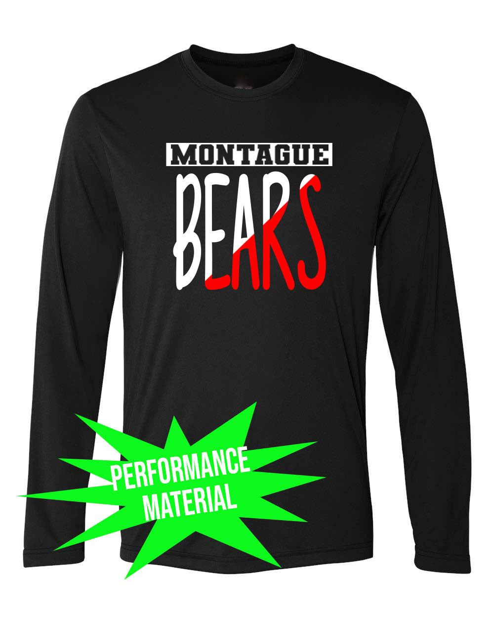 Montague Performance Material Design 7 Long Sleeve Shirt