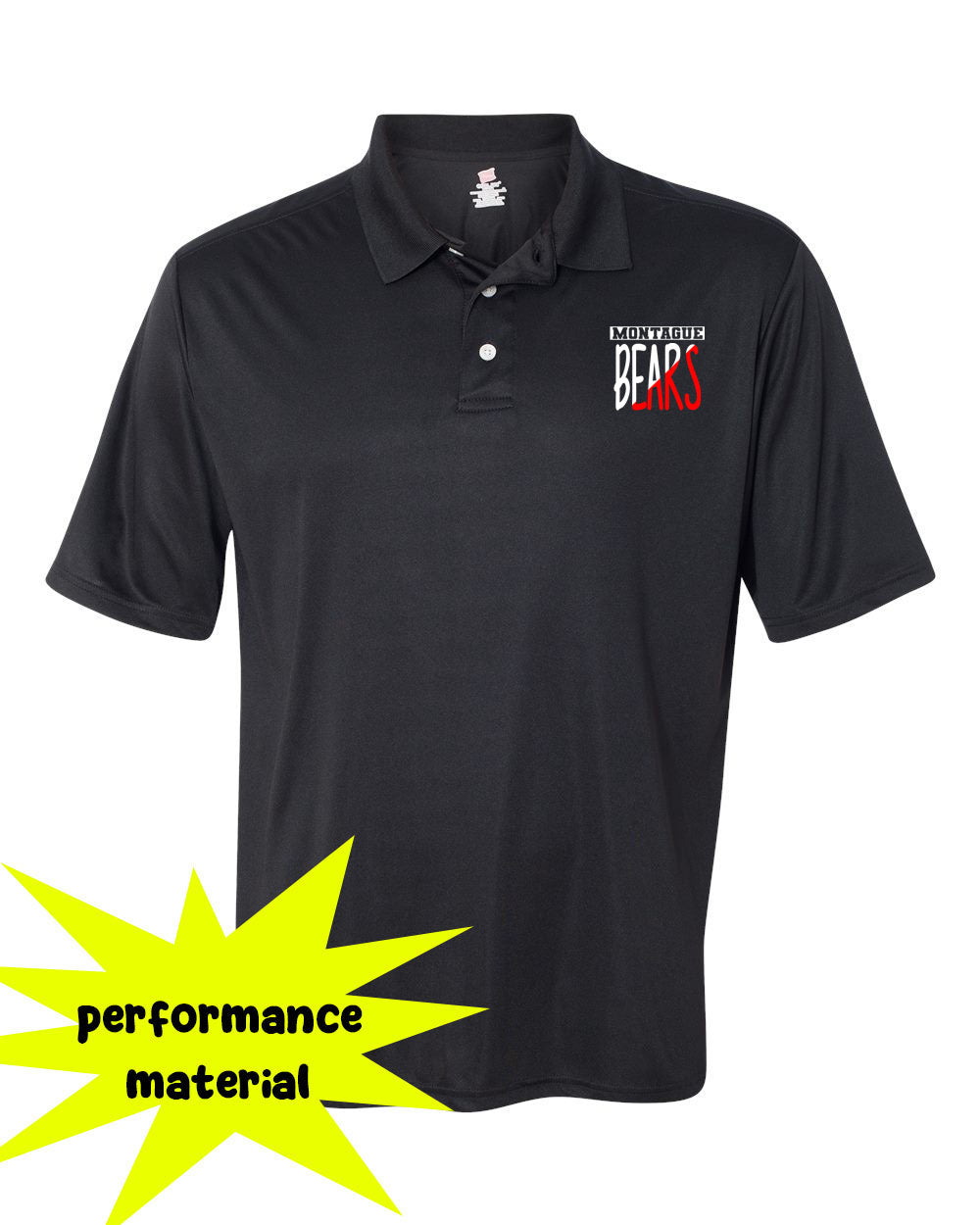 Montague Design 7 Performance Material Polo T-Shirt