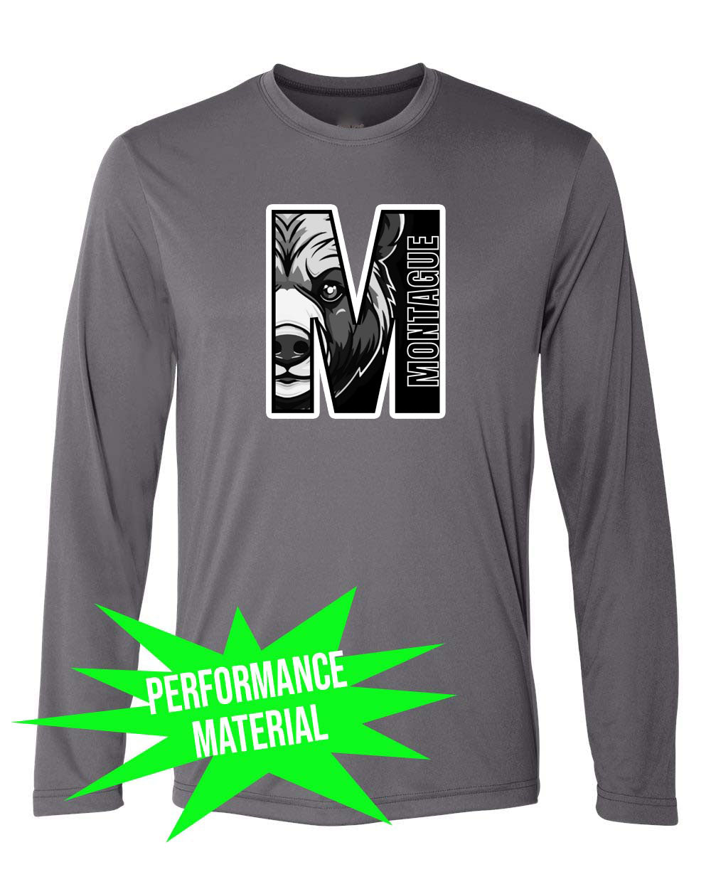 Montague Performance Material Design 9 Long Sleeve Shirt