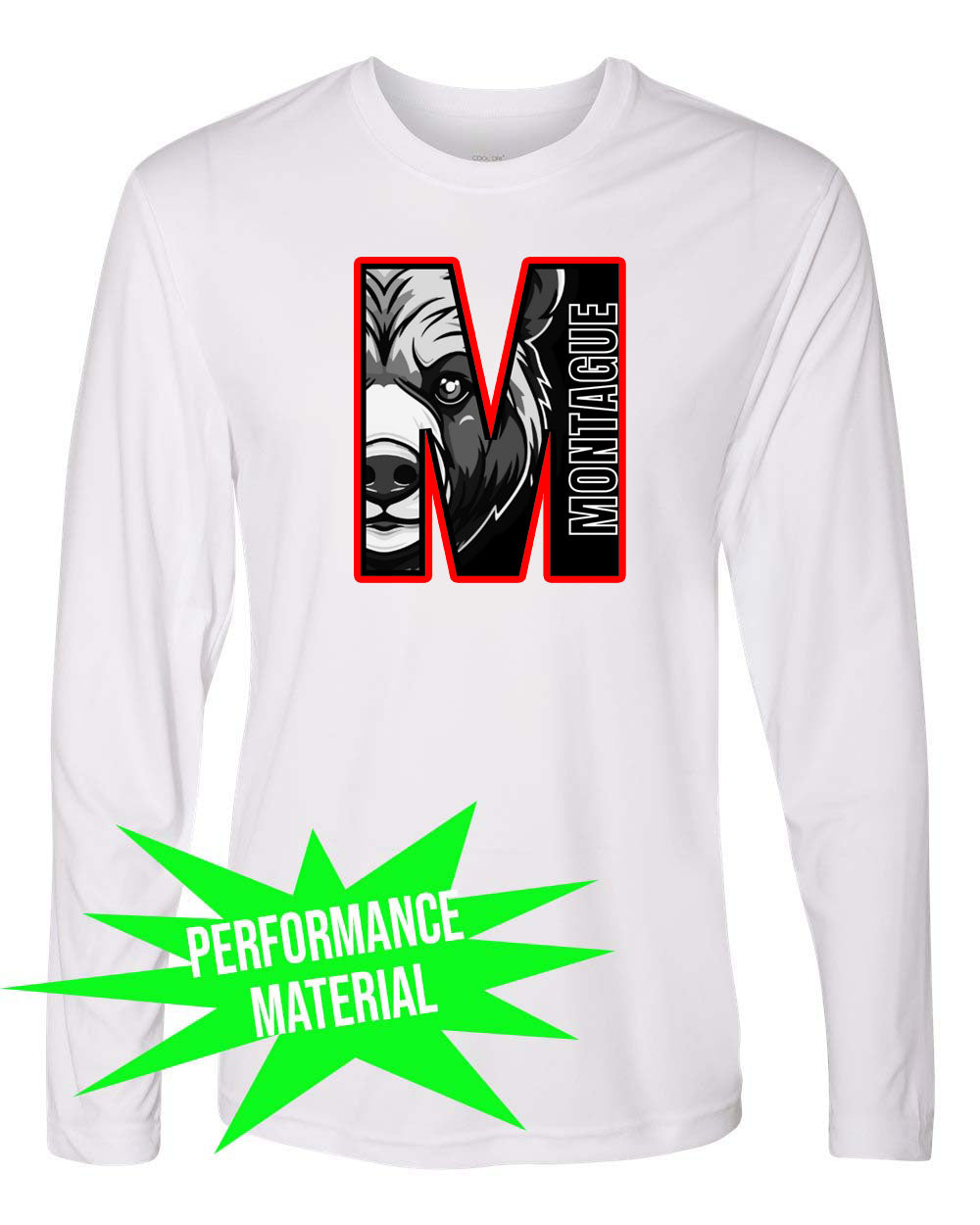 Montague Performance Material Design 9 Long Sleeve Shirt