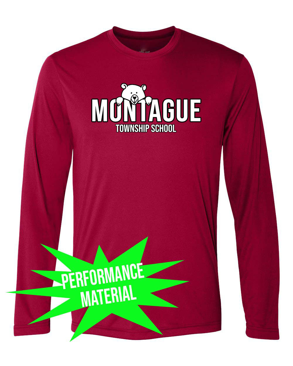 Montague Performance Material Design 5 Long Sleeve Shirt