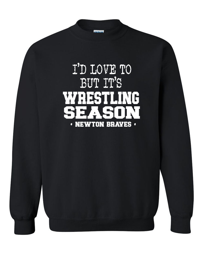 Newton Wrestling Design 10 non hooded sweatshirt