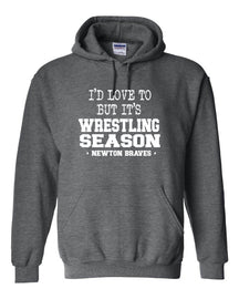 Newton Wrestling Design 10 Hooded Sweatshirt