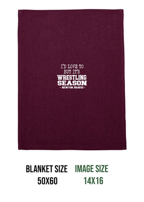 Newton Wrestling Design 10 Blanket