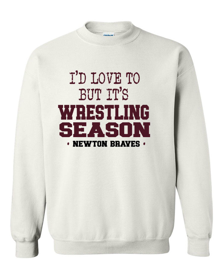 Newton Wrestling Design 10 non hooded sweatshirt