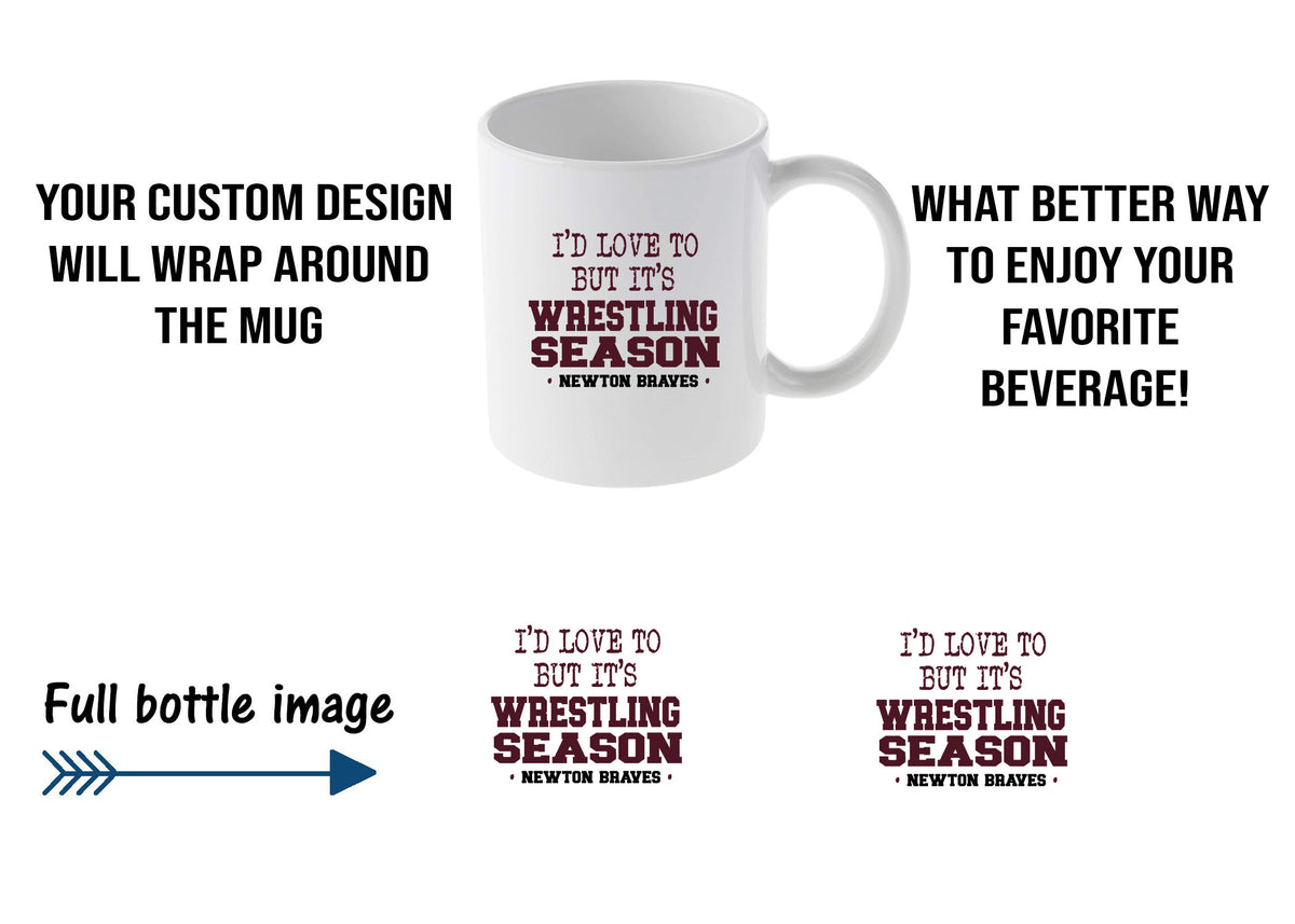 Newton Wrestling Design 10 Mug