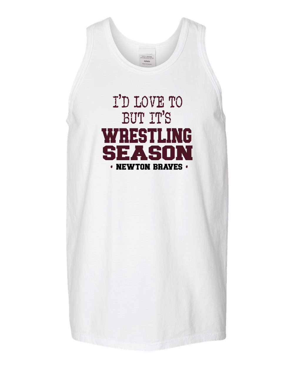 Newton Wrestling design 10 Muscle Tank Top