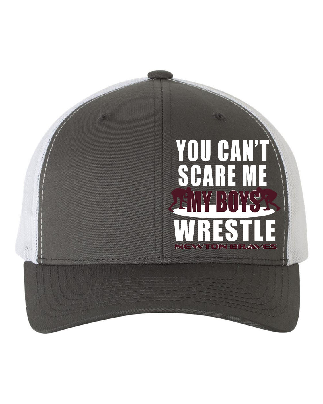 Newton Wrestling Design 11 Trucker Hat