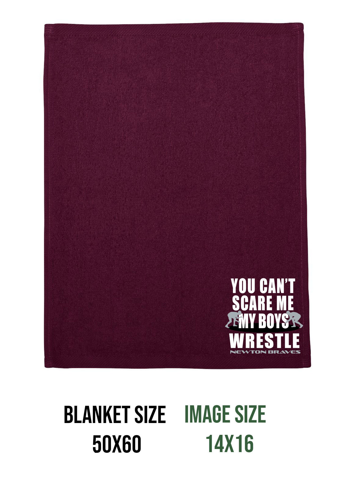 Newton Wrestling Design 11 Blanket