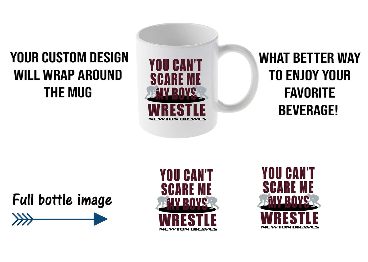 Newton Wrestling Design 11 Mug