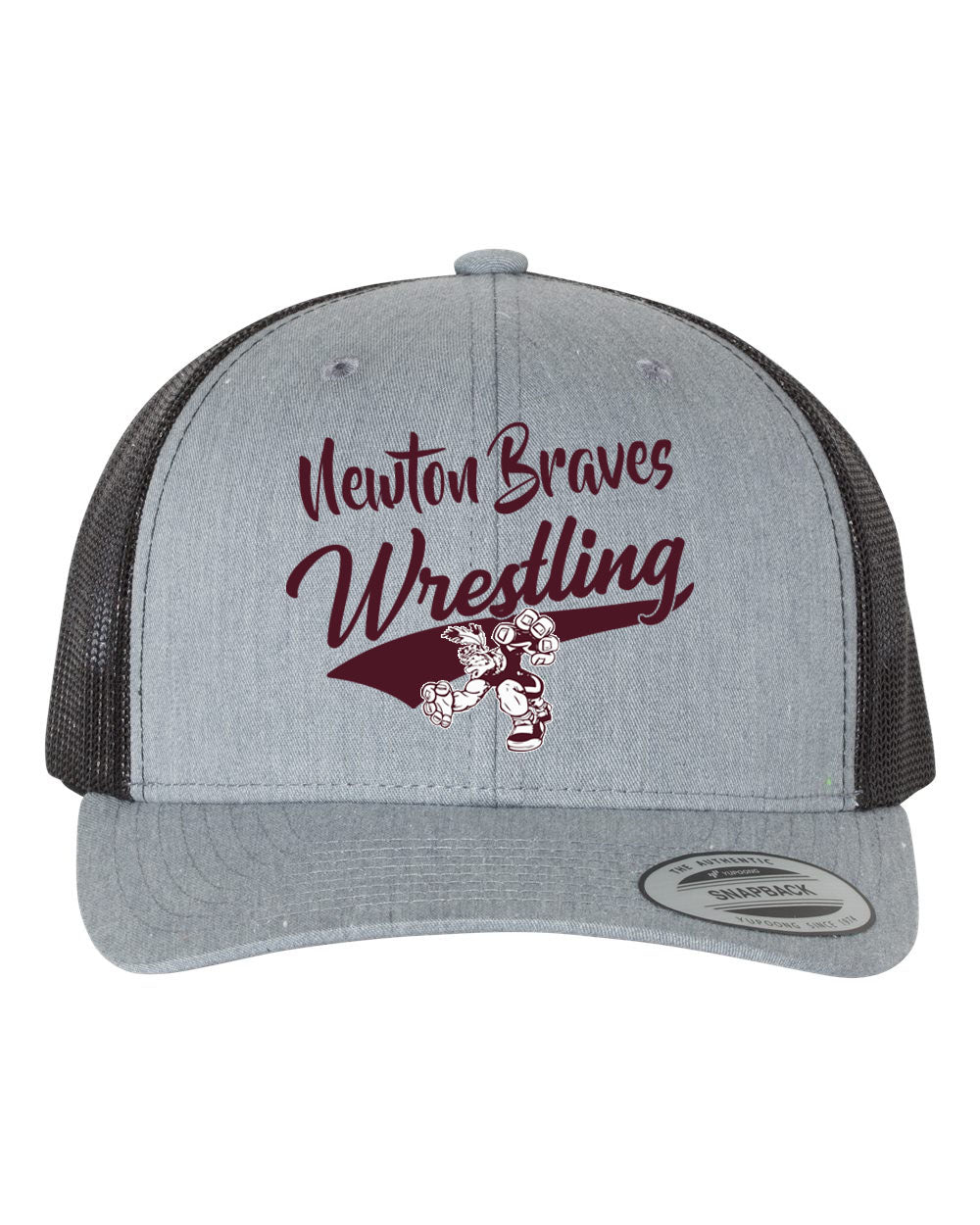 Newton Wrestling Design 7 Trucker Hat