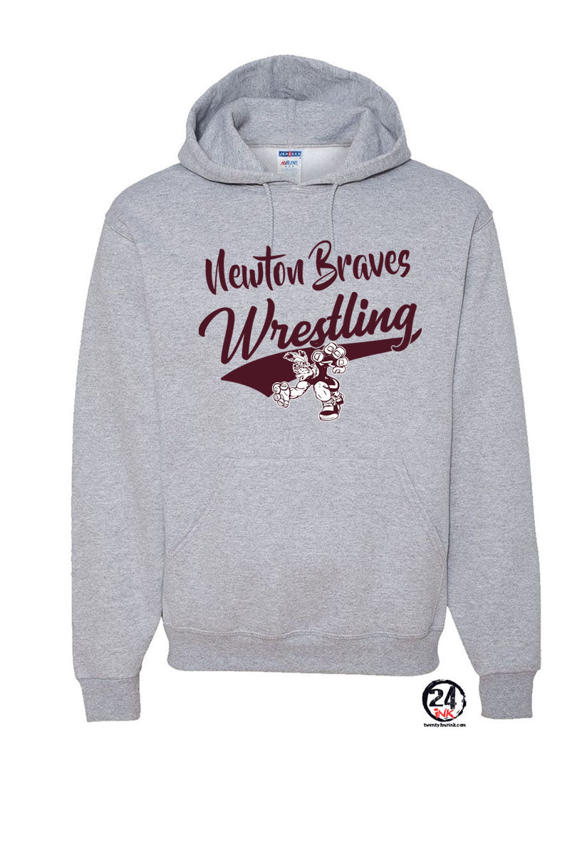 Newton Wrestling Design 7 Hooded Sweatshirt