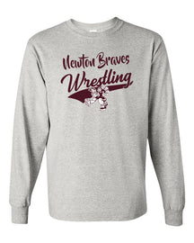 Newton Wrestling Design 7 Long Sleeve Shirt