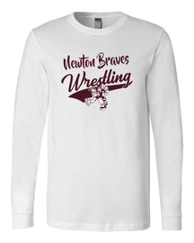 Newton Wrestling Design 7 Long Sleeve Shirt