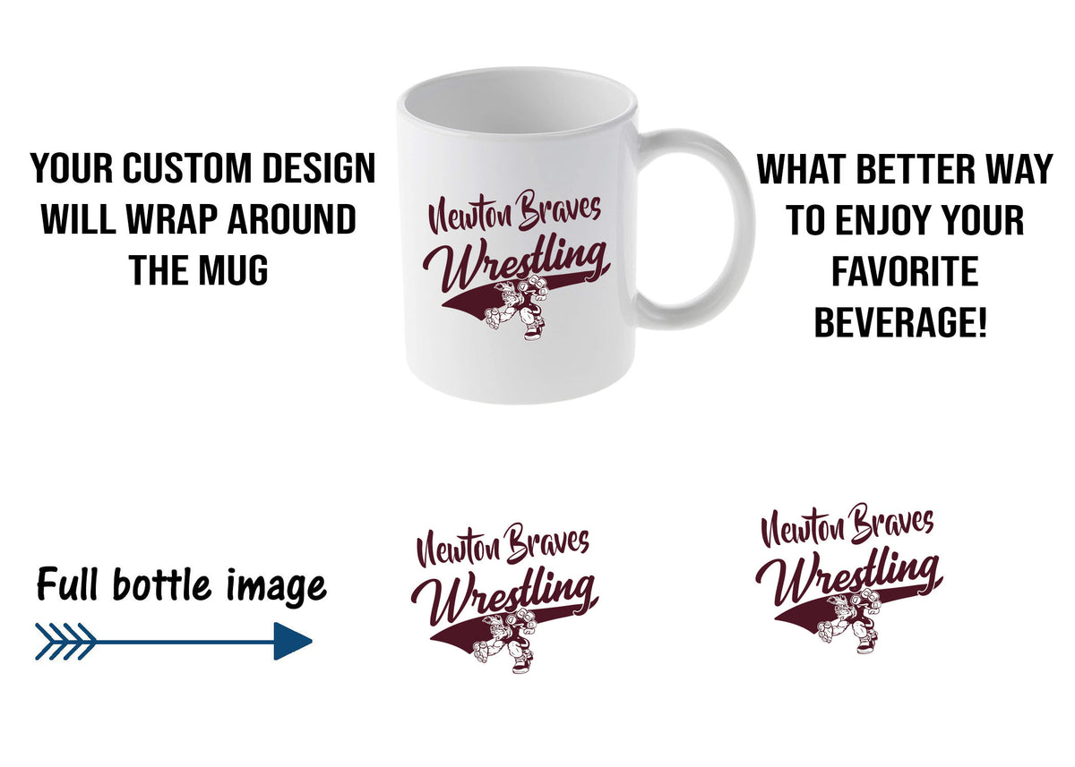 Newton Wrestling Design 7 Mug