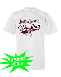 Newton Wrestling Performance Material T-Shirt Design 7