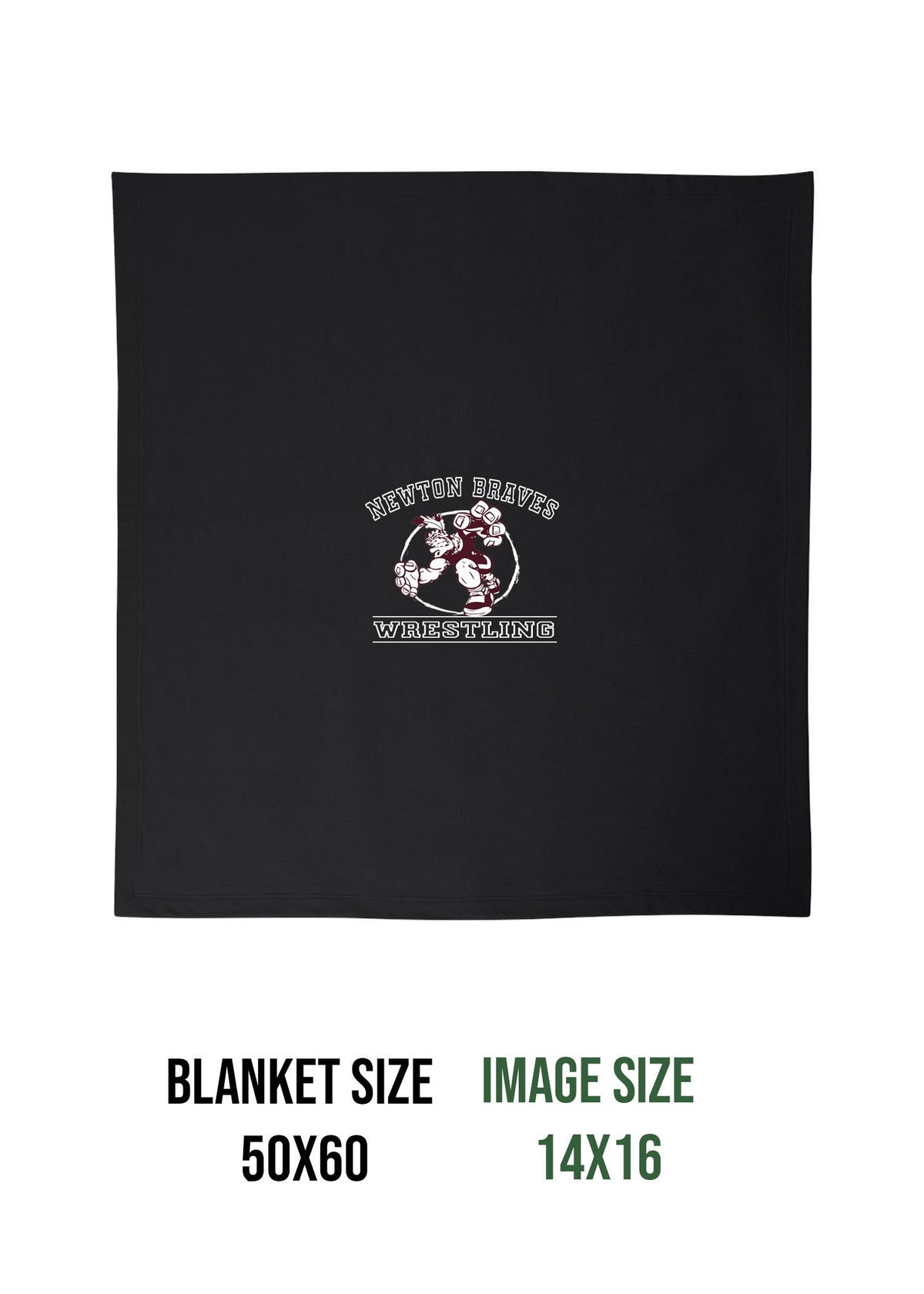 Newton Wrestling Design 8 Blanket