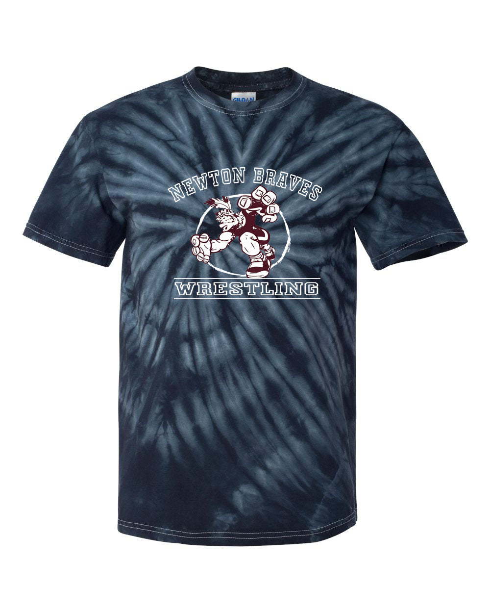 Newton Wrestling Tie Dye t-shirt Design 8