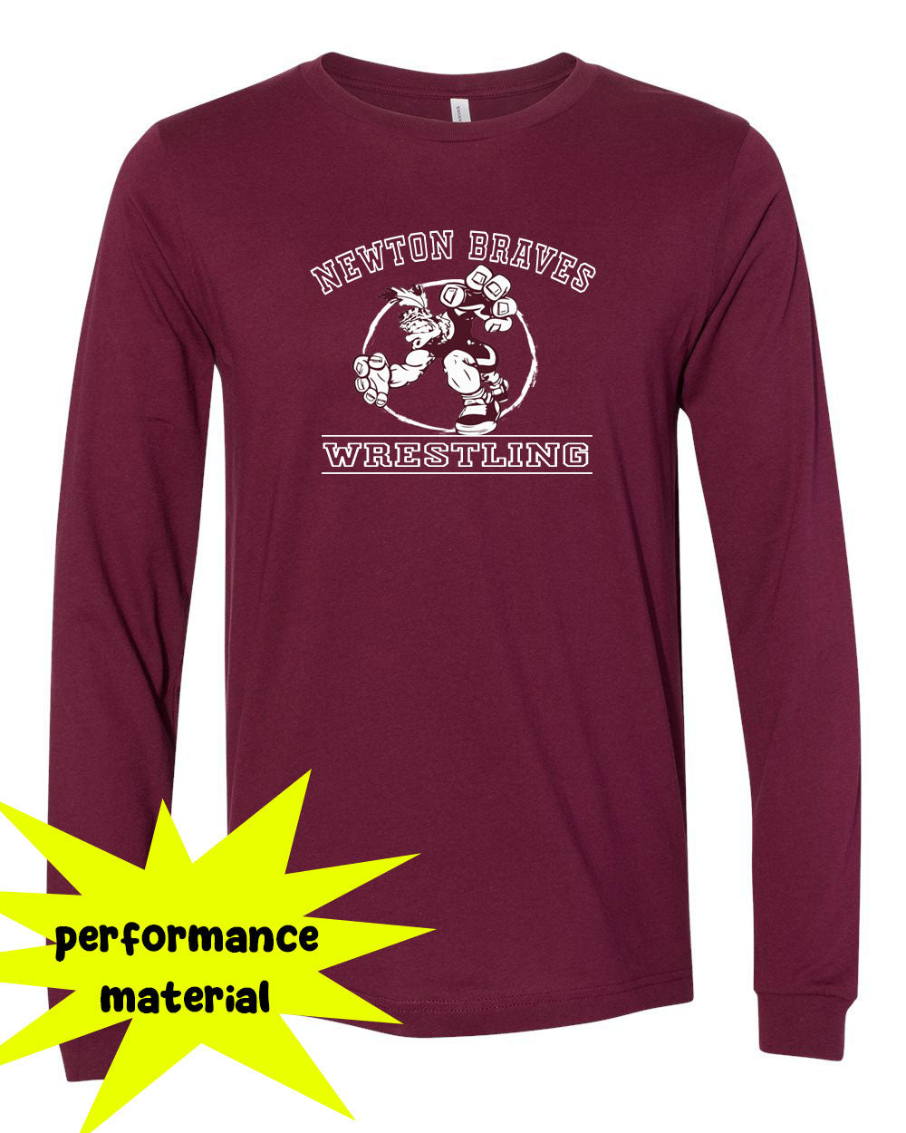 Newton Wrestling Performance Material Design 8 Long Sleeve Shirt