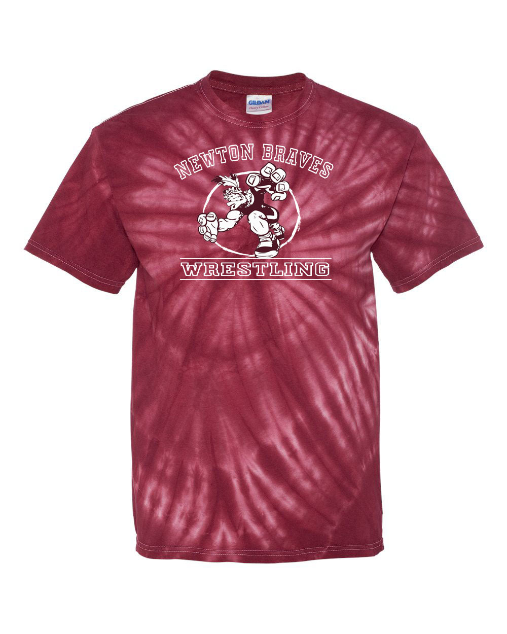 Newton Wrestling Tie Dye t-shirt Design 8