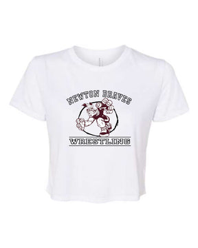 Newton Wrestling Design 8 Crop Top