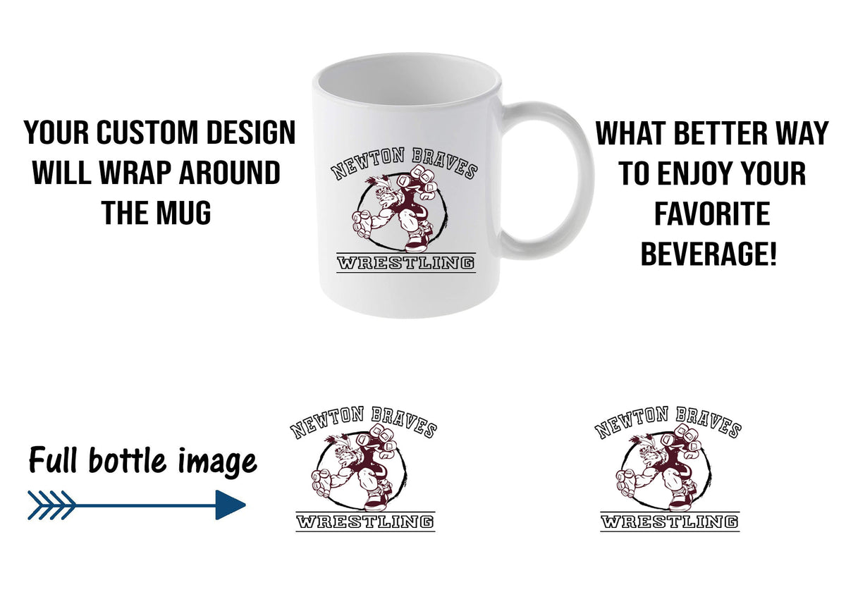 Newton Wrestling Design 8 Mug
