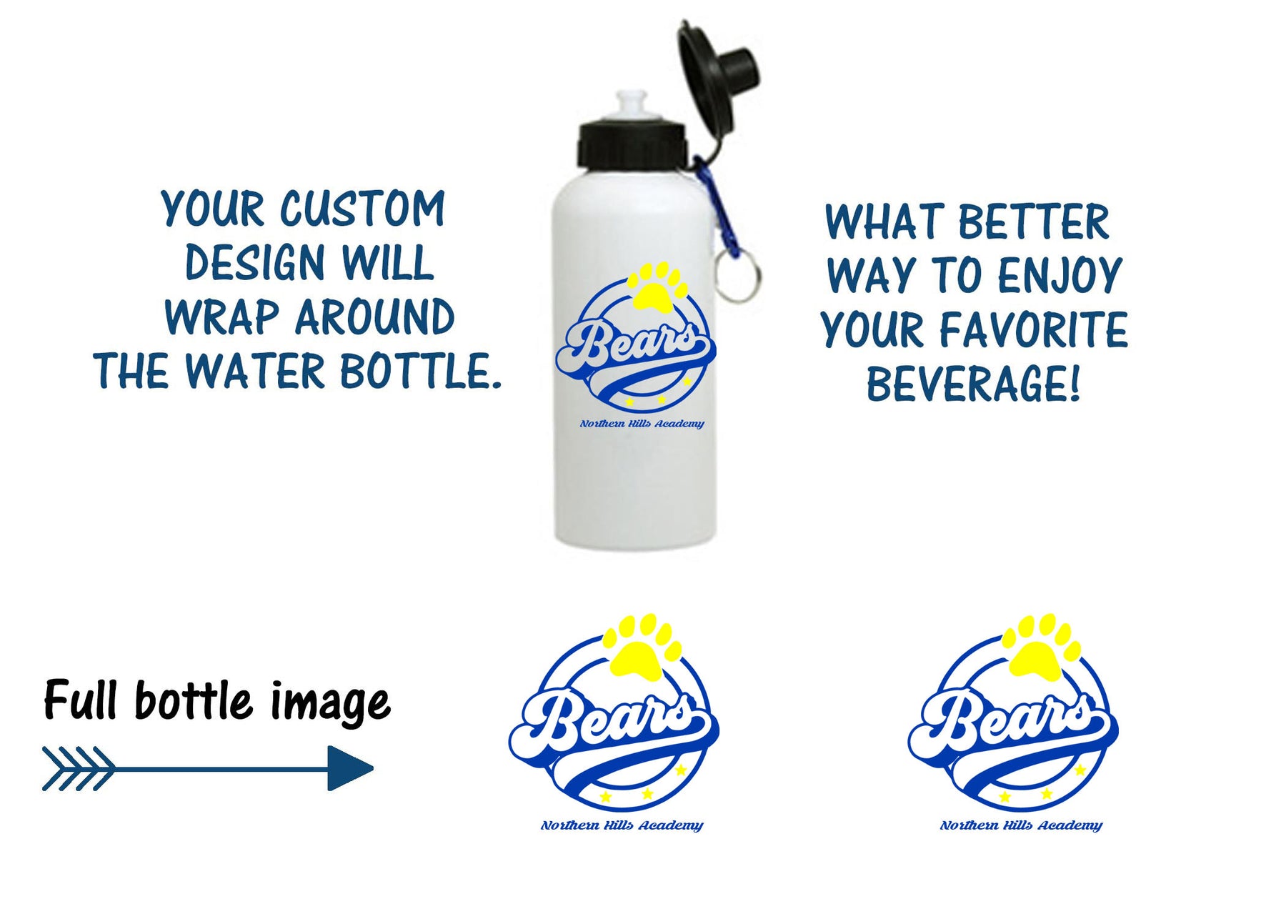 Northern Hills Design 6 Water Bottle