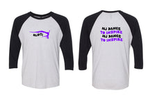 NJ Dance raglan shirt Design 12