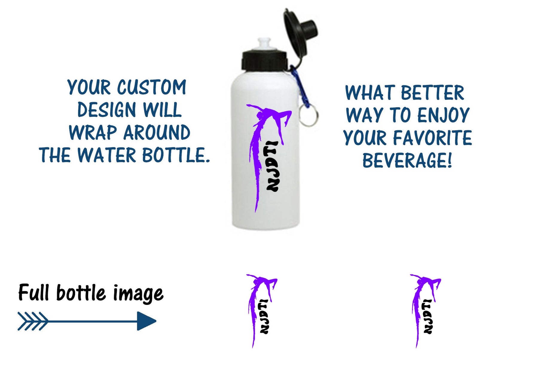 NJ Dance Water Bottle Design 12