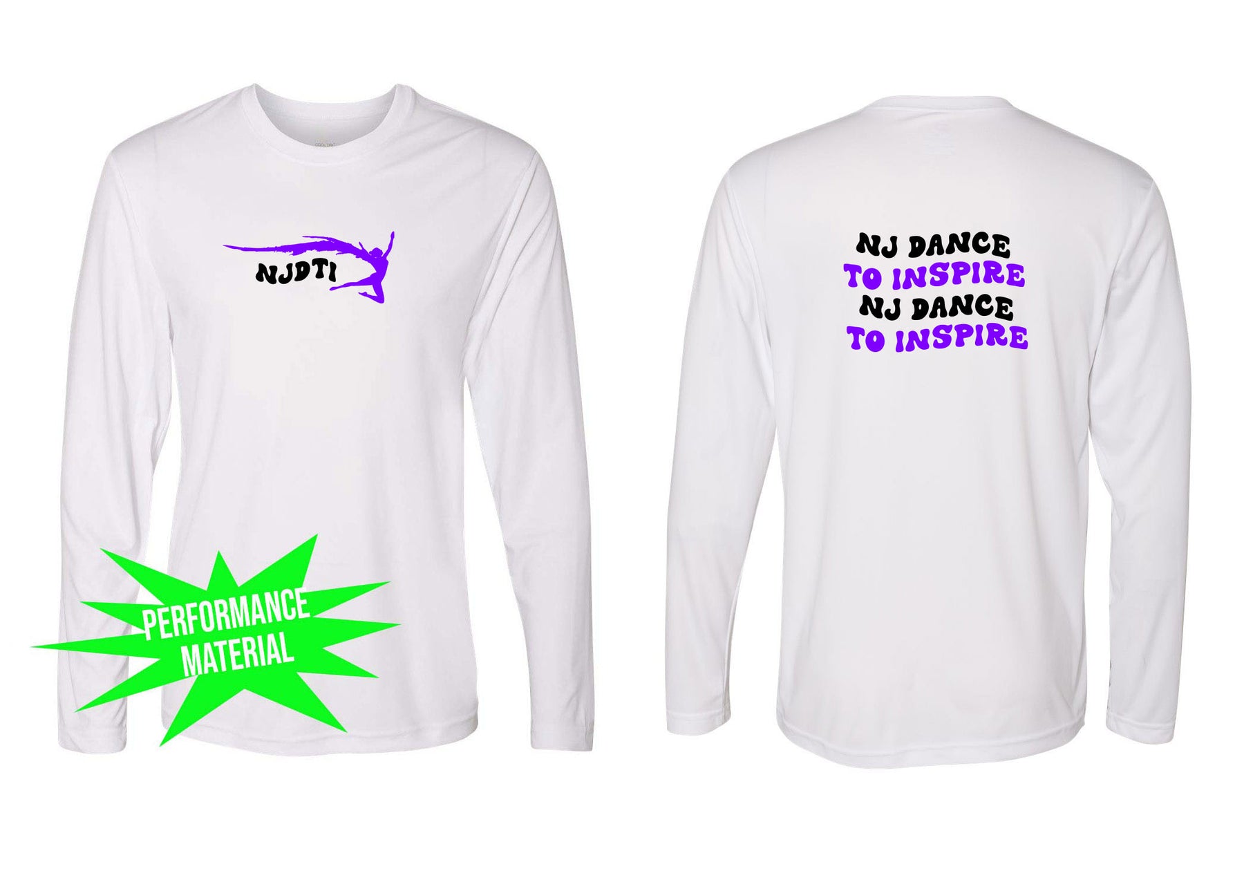NJ Dance Performance Material Long Sleeve Shirt Design 12