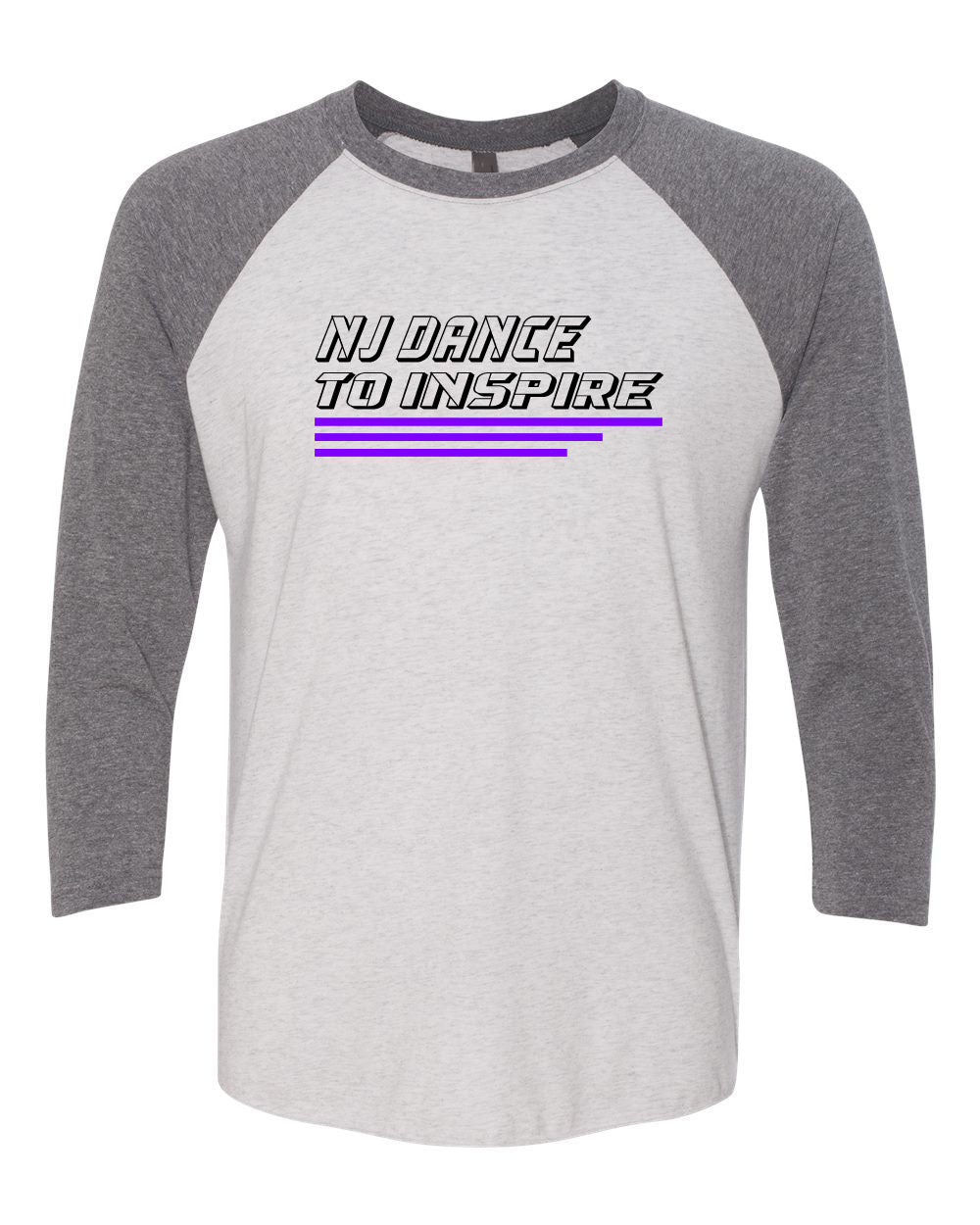 NJ Dance raglan shirt Design 13