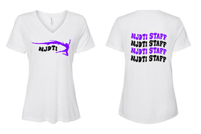 NJ Dance V-neck T-Shirt Design 15
