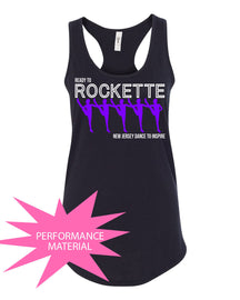 NJ Dance Performance Racerback Tank Top Design 16