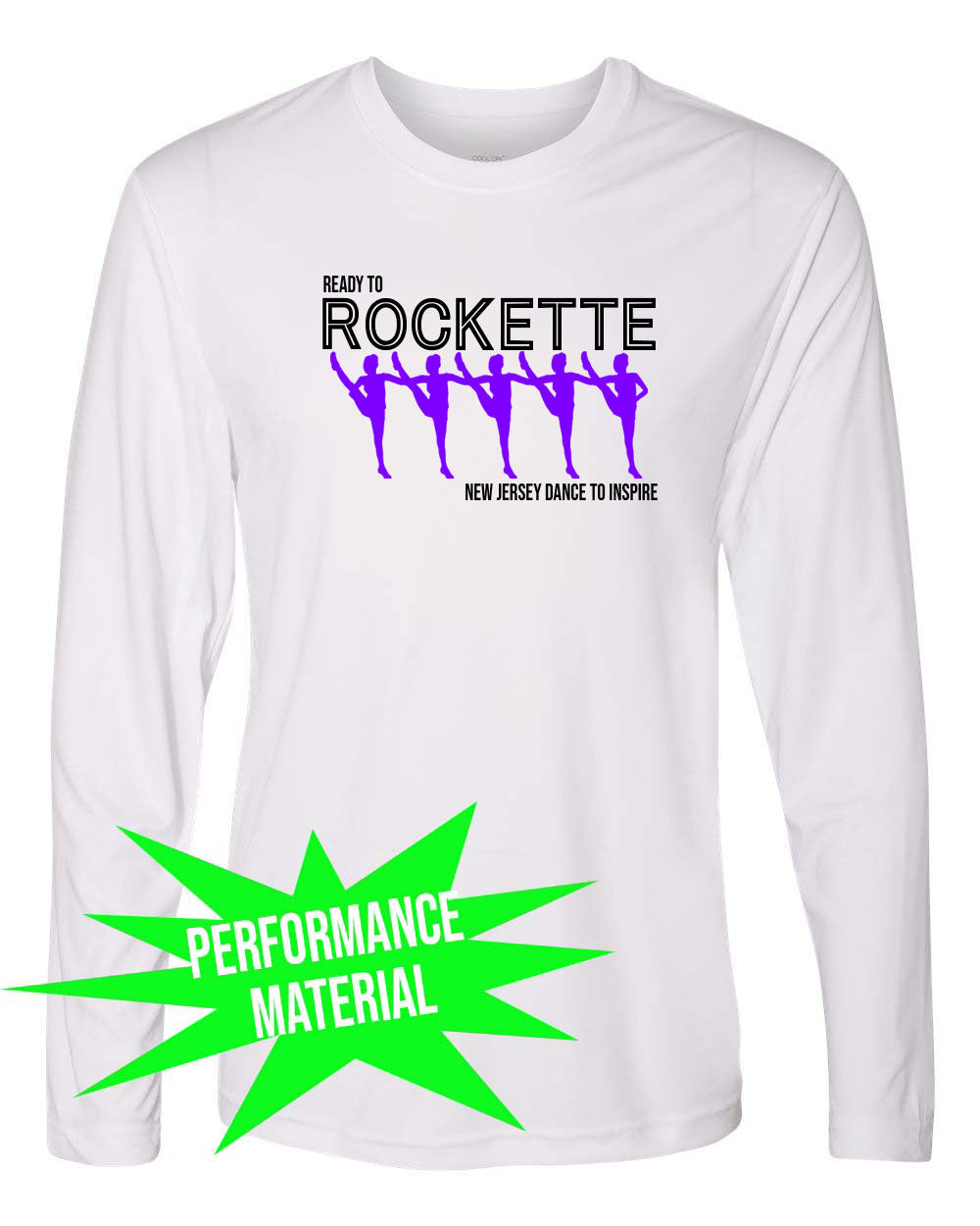 NJ Dance Performance Material Long Sleeve Shirt Design 16