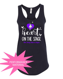 NJ Dance Performance Racerback Tank Top Design 22